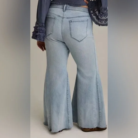 Festi Super Flare Jean Size 18T NWT OOS on Wbst bohemian boho bell bottom talls - Picture 4 of 8